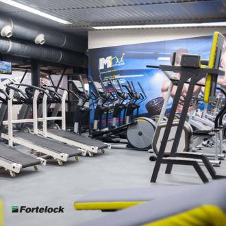Pavimento in PVC Fortelock per centri fitness e palestre